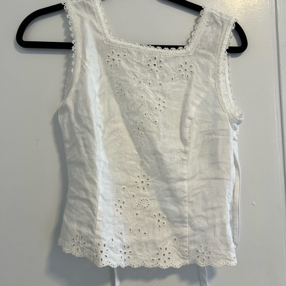 Reformation White Eyelet Blouse - Picture 3 of 5